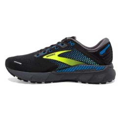 BROOKS Men's Adrenaline GTS 22 Running Shoe- Black/Blue/Nightlife- Regular (D) -Nike Store 110366 069 M Adrenaline GTS 22