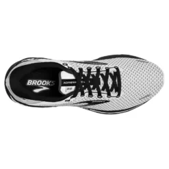 BROOKS Men's GTS 22 Running Shoe - White/Grey/Black - Wide (2E) -Nike Store 110366 135 O Adrenaline GTS 22 9e4ceab9 ff51 44bc b08c 806a08b52c2e