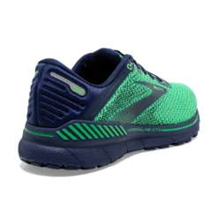 BROOKS Men's Adrenaline GTS 22 Running Shoe- Green/Navy- Regular (D) -Nike Store 110366 362 H Adrenaline GTS 22