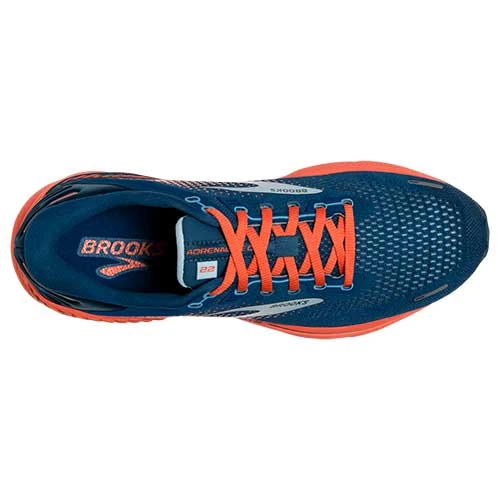 BROOKS Men's Adrenaline GTS 22 Running Shoe - Blue/Light Blue/Orange - Regular (D) 5 BROOKS Men's Adrenaline GTS 22 Running Shoe - Blue/Light Blue/Orange - Regular (D) - Image 5