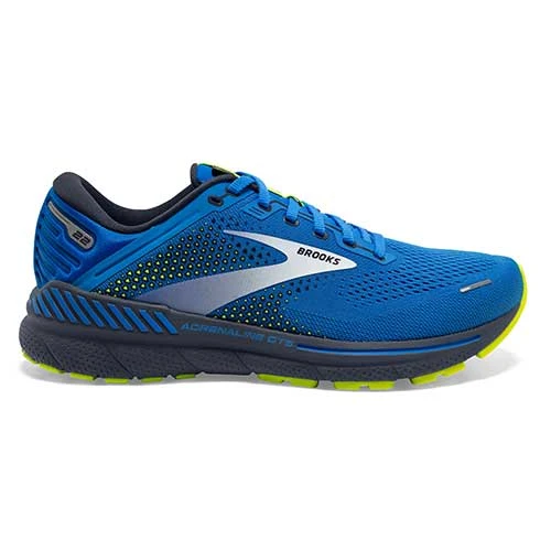 BROOKS Men's Adrenaline GTS 22 Running Shoe - Blue/India Ink/Nightlife - Regular (D) 1 BROOKS Men's Adrenaline GTS 22 Running Shoe - Blue/India Ink/Nightlife - Regular (D)