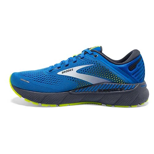 BROOKS Men's Adrenaline GTS 22 Running Shoe - Blue/India Ink/Nightlife - Regular (D) 2 BROOKS Men's Adrenaline GTS 22 Running Shoe - Blue/India Ink/Nightlife - Regular (D) - Image 2