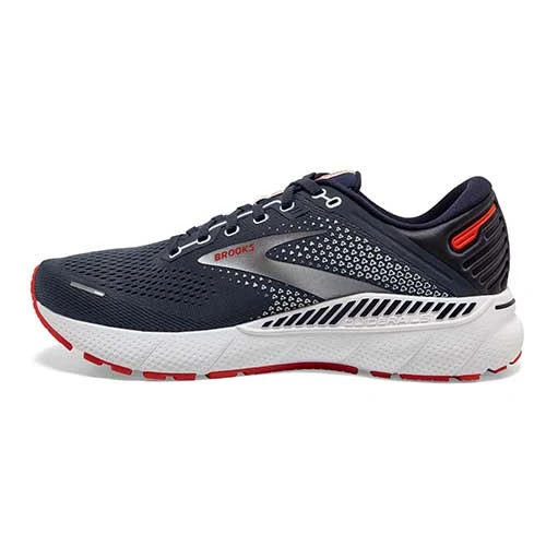 BROOKS Men's Adrenaline GTS 22 Running Shoe - Peacoat/India Ink/Grenadine - Regular (D) 2 BROOKS Men's Adrenaline GTS 22 Running Shoe - Peacoat/India Ink/Grenadine - Regular (D) - Image 2