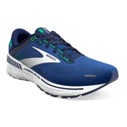 BROOKS Men's Adrenaline GTS 22 Running Shoe - Surf The Web/Blue/Irish Green - Regular (D) -Nike Store 110366 469 A Adrenaline GTS 22 1