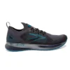 BROOKS Men's Levitate StealthFit 5 Running Shoe- Black/Ebony/Crystal Teal- Regular (D)