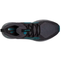 BROOKS Men's Levitate StealthFit 5 Running Shoe- Black/Ebony/Crystal Teal- Regular (D) -Nike Store 110372 091 O Levitate StealthFit 5