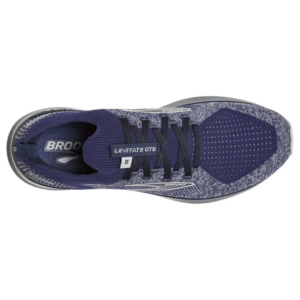 BROOKS Men's Levitate StealthFit 5 Running Shoe - Peacoat/Grey- Regular (D) 5 BROOKS Men's Levitate StealthFit 5 Running Shoe - Peacoat/Grey- Regular (D) - Image 5