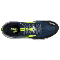 BROOKS Men's Cascadia 16 Trail Running Shoe- Titan/Peacoat/Nightlife- Regular (D) -Nike Store 110376 411 O Cascadia 16