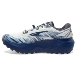 BROOKS Men's Caldera 6 Trail Running Shoe - Oyster/Blue Depths/Pearl - Regular (D) 8 BROOKS Men's Caldera 6 Trail Running Shoe - Oyster/Blue Depths/Pearl - Regular (D) -Nike Store 110379 071 M Caldera 6