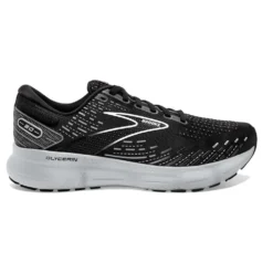 BROOKS Men's Glycerin 20 Running Shoe - Black/White/Alloy - Regular (D)