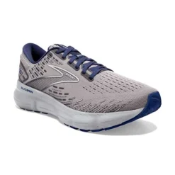 BROOKS Men's Glycerin 20 Running Shoe - Alloy/Grey/Blue Depths - Regular (D) -Nike Store 110382 070 A Glycerin 20