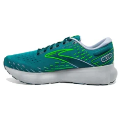 BROOKS Men's Glycerin 20 Running Shoe - Kayaking/Heron/Green Gecko - Regular (D) -Nike Store 110382 386 M Glycerin 20