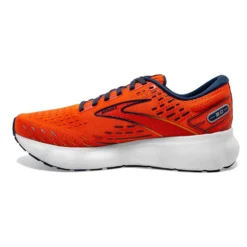 BROOKS Men's Glycerin 20 Running Shoe- Orange/Titan/Flame- Regular (D) -Nike Store 110382 843 M Glycerin 20