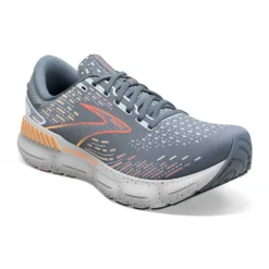 BROOKS Men's Glycerin GTS 20 Running Shoe - Grey/Chili Oil/Orange - Regular (D) -Nike Store 110383 034 A Glycerin GTS 20 1