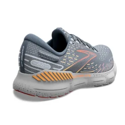 BROOKS Men's Glycerin GTS 20 Running Shoe - Grey/Chili Oil/Orange - Regular (D) -Nike Store 110383 034 H Glycerin GTS 20 1