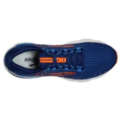 BROOKS Men's Glycerin GTS 20 Running Shoe - Blue Depths/Palace Blue/Orange - Wide (2E) 10 BROOKS Men's Glycerin GTS 20 Running Shoe - Blue Depths/Palace Blue/Orange - Wide (2E) -Nike Store 110383 444 O Glycerin GTS 20