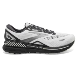 BROOKS Men's Adrenaline GTS 23 Running Shoe - Oyster/Ebony/Alloy- Extra Wide (4E)