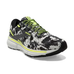 BROOKS Men's Ghost 15 Camo Running Shoe - Black/Ebony/Nightlife - Regular (D) -Nike Store 110393 029 A Ghost 15