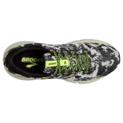 BROOKS Men's Ghost 15 Camo Running Shoe - Black/Ebony/Nightlife - Regular (D) -Nike Store 110393 029 O Ghost 15