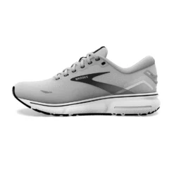 BROOKS Men's Ghost 15 Running Shoe- Alloy/Oyster/Black- Wide (2E) -Nike Store 110393 098 M Ghost 15 f799e79f c5c5 40b5 a544 a789718417d1