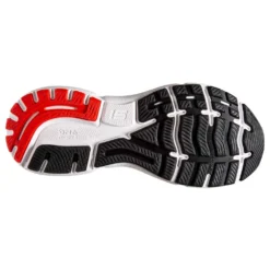 BROOKS Men's Ghost 15 Running Shoe- White/Black/Flame 13 BROOKS Men's Ghost 15 Running Shoe- White/Black/Flame -Nike Store 110393 184 S Ghost 15