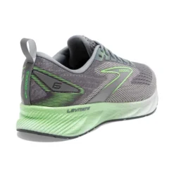 BROOKS Men's Levitate 6 Running Shoe- Primer Grey/Neon Green- Regular (D) 8 BROOKS Men's Levitate 6 Running Shoe- Primer Grey/Neon Green- Regular (D) -Nike Store 110395 312 H Levitate 6