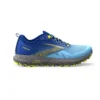 BROOKS Men's Cascadia 17 Trail Running Shoe - Blue/Surf The Web/Sulphur - Regular (D)