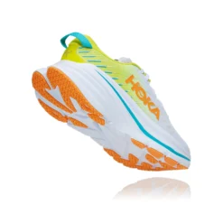 Hoka Men's Bondi X Running Shoe - White/Evening Primrose - Regular (D) -Nike Store 1113512 WEPR 3 1