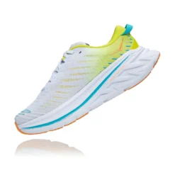 Hoka Men's Bondi X Running Shoe - White/Evening Primrose - Regular (D) -Nike Store 1113512 WEPR 4 1