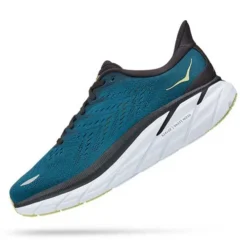 Hoka Men's Clifton 8 Running Shoe - Blue Coral/Butterfly— Regular (D) -Nike Store 1119393 BCBT 4