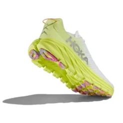 Hoka Women's Rincon 3 Running Shoe - White/Citrus Glow - Regular (B) -Nike Store 1119396 WCGL 4