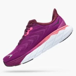 Hoka Women's Arahi 6 Running Shoe - Grape Wine/Beautyberry- Regular (B) -Nike Store 1123195 GWBY 4