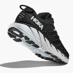 Hoka Women's Gaviota 4 Running Shoe - Black/White - Wide (D) -Nike Store 1123199 BWHT 4 da580a41 b910 42b9 a145 b9d15e675f26