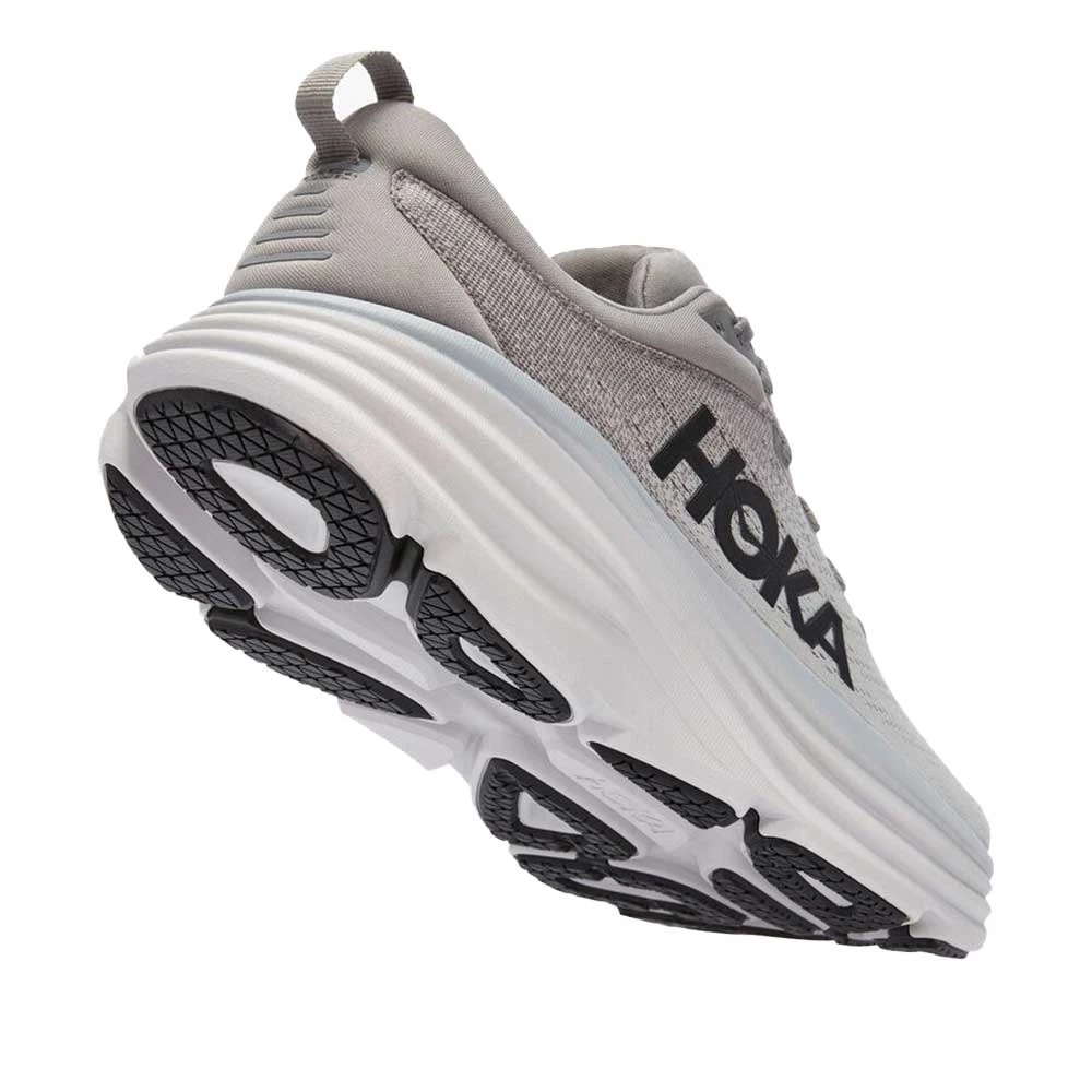 Hoka Men's Bondi 8 Running Shoe- Sharkskin/Harbor Mist- Wide (2E) 4 Hoka Men's Bondi 8 Running Shoe- Sharkskin/Harbor Mist- Wide (2E) - Image 4
