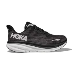 Hoka Men's Clifton 9 Running Shoe - Black/White