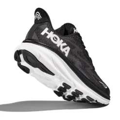 Hoka Men's Clifton 9 Running Shoe - Black/White -Nike Store 1127895 BWHT 4