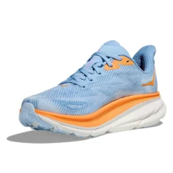 Hoka Women's Clifton 9 Running Shoe - Airy Blue/Ice Water - Wide (D) -Nike Store 1127896 ABIW 3