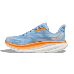 Hoka Women's Clifton 9 Running Shoe - Airy Blue/Ice Water - Wide (D) -Nike Store 1127896 ABIW 8