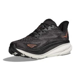Hoka Women's Clifton 9 Running Shoe - Black/Copper - Wide (D) 10 Hoka Women's Clifton 9 Running Shoe - Black/Copper - Wide (D) -Nike Store 1127896 BCPPR 3