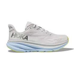 Hoka Women's Clifton 9 Running Shoe - Nimbus Cloud/Ice Water -Wide (D)