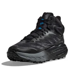 Hoka Men's Speedgoat 5 Mid GTX Running Shoe - Black/Black -Nike Store 1127918 BBLC 3