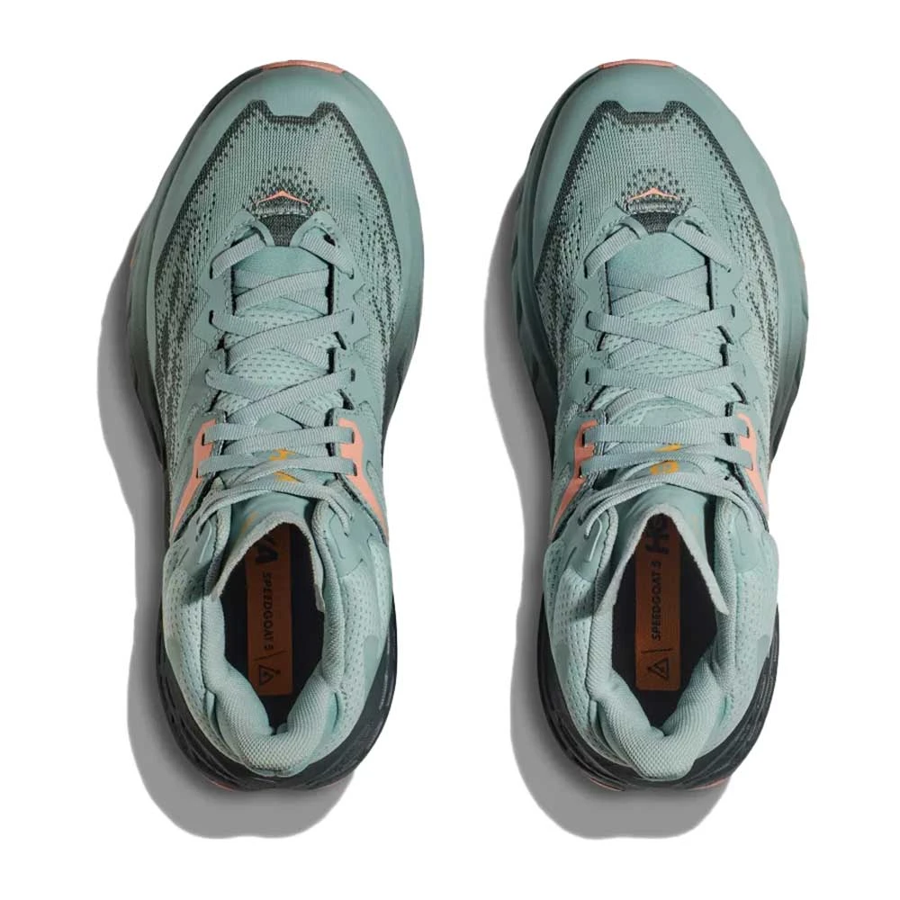 Hoka Women's Speedgoat 5 Mid GTX Trail Running Shoe - Agave/Spruce - Regular (B) 5 Hoka Women's Speedgoat 5 Mid GTX Trail Running Shoe - Agave/Spruce - Regular (B) - Image 5
