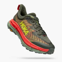 Hoka Men's Mafate Speed 4 Trail Shoe - Thyme/Fiesta- Regular (D) 7 Hoka Men's Mafate Speed 4 Trail Shoe - Thyme/Fiesta- Regular (D) -Nike Store 1129930 TFST 1