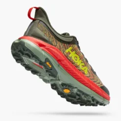 Hoka Men's Mafate Speed 4 Trail Shoe - Thyme/Fiesta- Regular (D) 8 Hoka Men's Mafate Speed 4 Trail Shoe - Thyme/Fiesta- Regular (D) -Nike Store 1129930 TFST 3