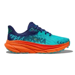 Hoka Women's Challenger ATR 7 Trail Running Shoe - Ceramic/Vibrant Orange - Regular (B)