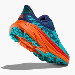 Hoka Women's Challenger ATR 7 Trail Running Shoe - Ceramic/Vibrant Orange - Regular (B) -Nike Store 1134498 CVOR 4