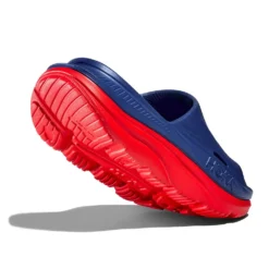 Hoka Unisex Ora Recovery Slide 3 - Bellwether Blue/Red Alert - Regular (D) -Nike Store 1135061 BBRA 4