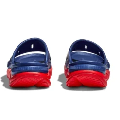 Hoka Unisex Ora Recovery Slide 3 - Bellwether Blue/Red Alert - Regular (D) -Nike Store 1135061 BBRA 5