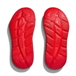 Hoka Unisex Ora Recovery Slide 3 - Bellwether Blue/Red Alert - Regular (D) -Nike Store 1135061 BBRA 7