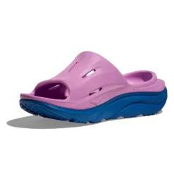 Hoka Unisex Ora Recovery Slide 3 - Cyclamen/Coastal Sky -Nike Store 1135061 CCSK 3